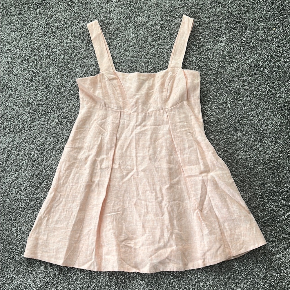 Linen Banana Republic Light Pink Dress